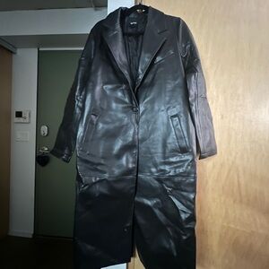 Boohoo Black Faux Leather Jacket